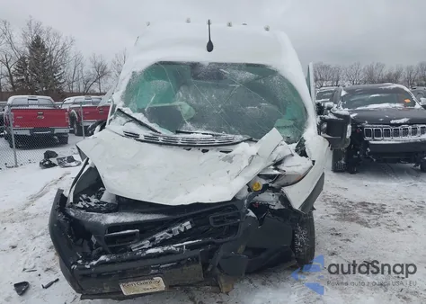 2024 Ram Promaster 2500 Tradesman High Roof 159 Wb W/Pass Seat from USA, damaged, VIN 3C6LRVDGXRE117071